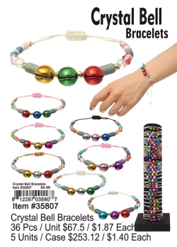 Crystal Bell Bracelets